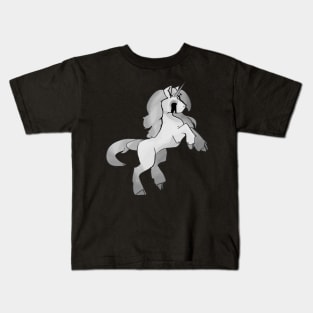 Cute Doomed Unicorn Kids T-Shirt